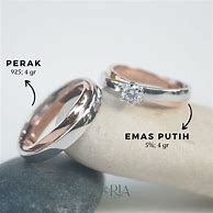 Cincin Nikah Couple Emas Dan Perak