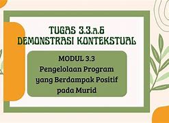 Demonstrasi Kontekstual Modul 3.3 Literasi