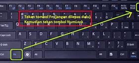 Keyboard Number Tidak Berfungsi